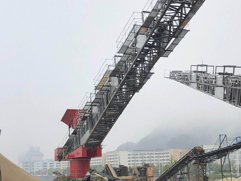 立式旋轉皮帶機45米